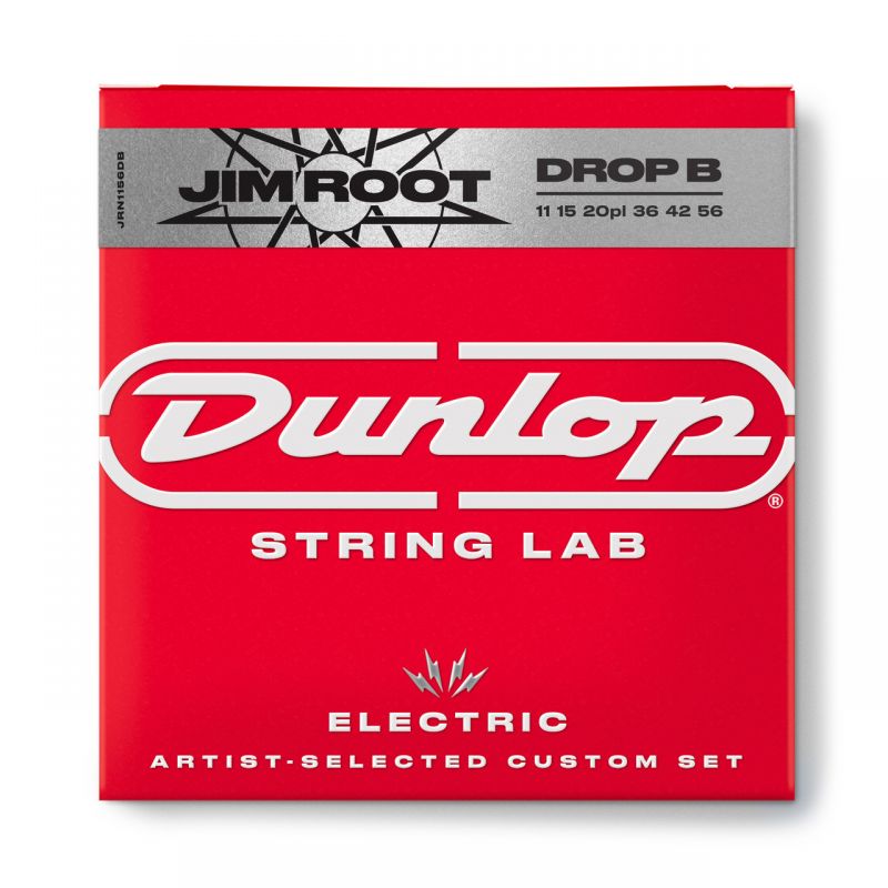 Набор струн DUNLOP JRN1156DB JIM ROOT STRING LAB SERIES GUITAR STRINGS 11-56 | DROP B